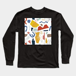 Abstract floral elements Long Sleeve T-Shirt